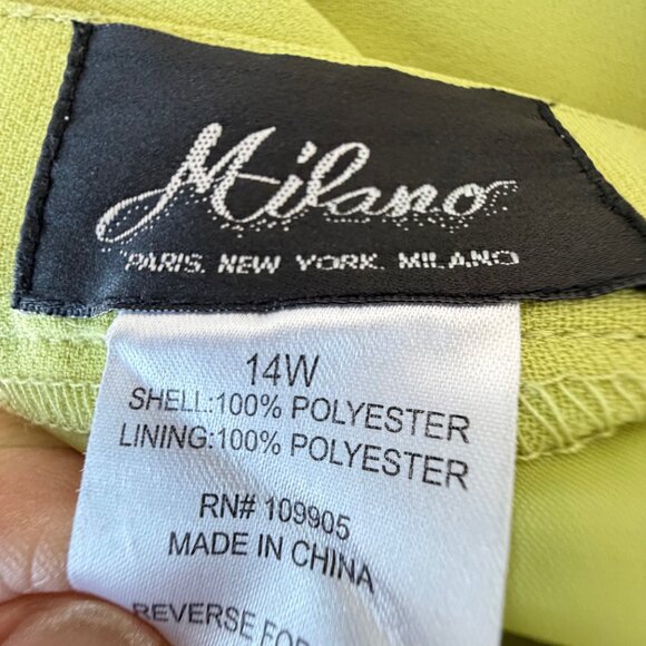 Milano Womens Professional Suit Embroidered Beaded Coat Skirt Office Work READ - Picture 9 of 13